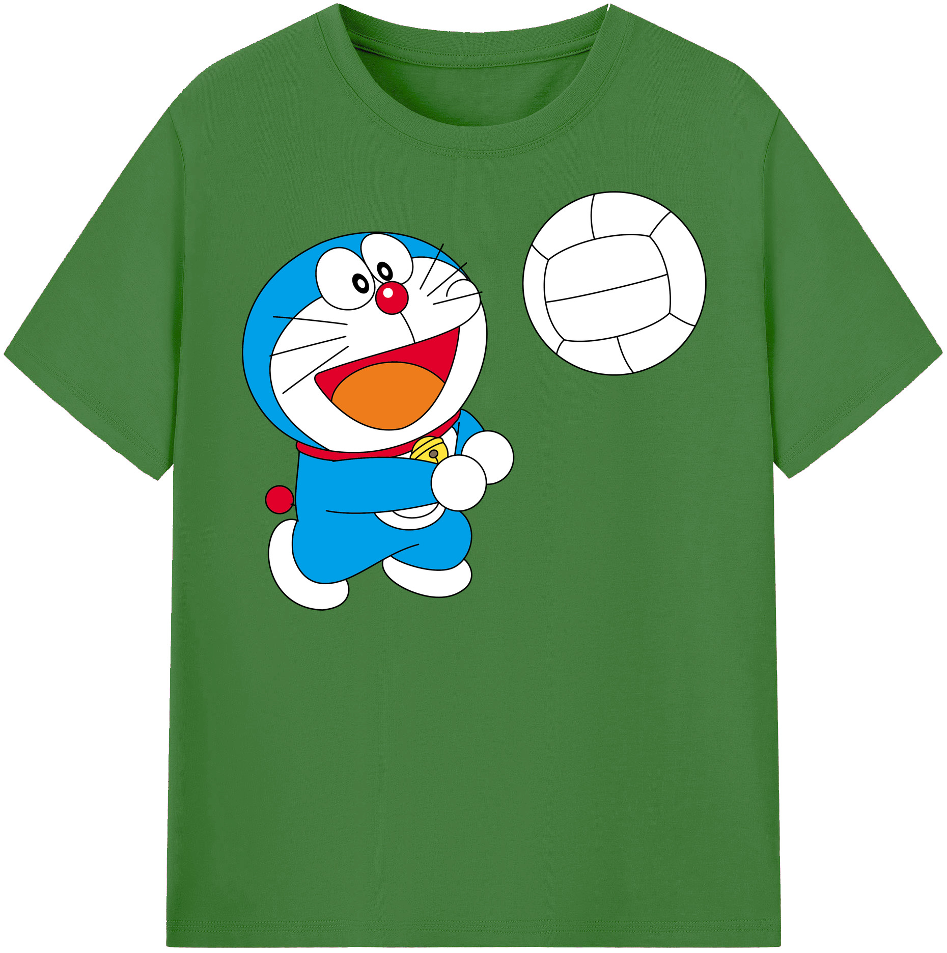 （画像用） ドラえもん Doraemon レディースカジュアルプリントTシャツ（綿100％）